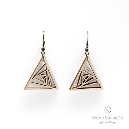 triangle earrings