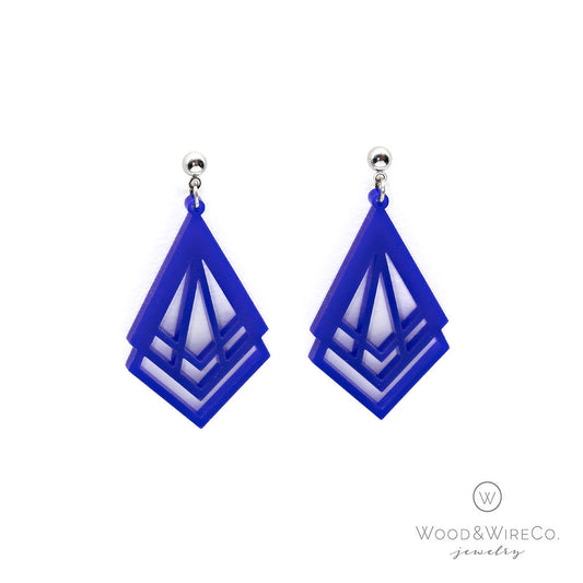 royal blue earrings